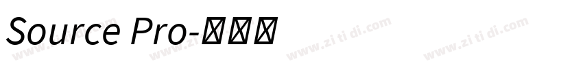 Source Pro字体转换 Source Pro字体转换